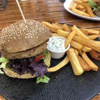 The Dutch Weed Burger at Natuurlijk in Egmond Aan Zee
