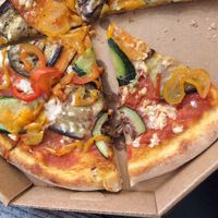 Vegetariana pizza at Bella&Brava in Venice