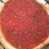 Pizza marinara at Bella&Brava in Venice