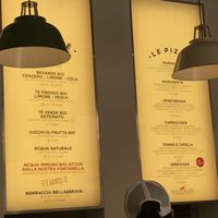 Menu written in English and Italian  at Bella&Brava in Venice
