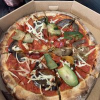 Vegan pizza  at Bella&Brava in Venice