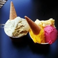 vegan gelato  at Amorino  in Montpellier