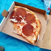 Pepperoni Pizza at Veggino's Pizza in Mexico City