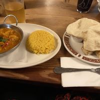 Veggie curry  #Veganuary at The Golden Heart Inn in Gloucester