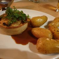 Pie at The Golden Heart Inn in Gloucester