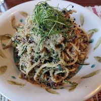 Zucchini salad with sundried tomato at Lahodnosti in Poprad