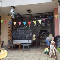 Entrance - you go inside and up the stairs at Lahodnosti in Poprad