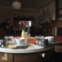 Fresh flowers at Lahodnosti in Poprad