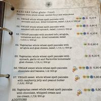 Menu 5 at Lahodnosti in Poprad