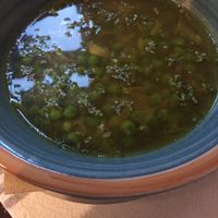 Peas soup at Lahodnosti in Poprad