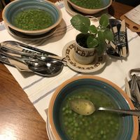 Peas soup at Lahodnosti in Poprad