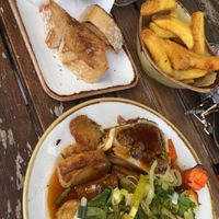 Vegan roast dinner   at The Royal Oak in Cheltenham