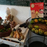 interior at Restaurante Cultura VEG in Sao Paulo