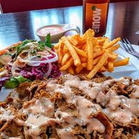 Veganer Döner Teller ❤❤❤ at Rosin's Imbiss in Lindau
