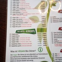 Vegan choises at Rosin's Imbiss in Lindau