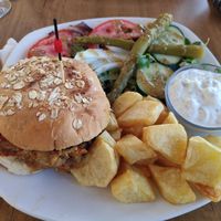 Burger at Califa Tapas in Vejer De La Frontera