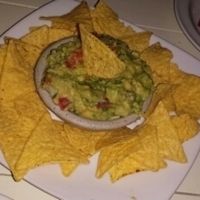 guacamole con nachos at Califa Tapas in Vejer De La Frontera