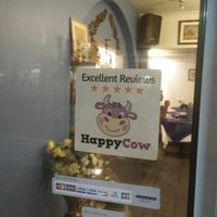 Happy Cow is Happy at Rama's Bridge  in Sheffield