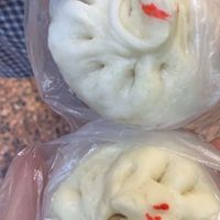 Pork flavoured bun at Blissful Station in Box Hill