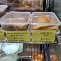 There is vegan readymade food that is not easy to find at Blissful Station in Box Hill