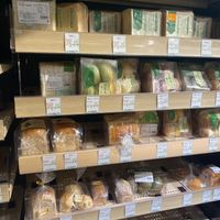 Plant-based (プラントベース) labeling on the tags of some items  at Bonraspail in Yokohama