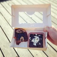 “Baked oats” and “Zucchinibrownie”   at Pepstop - Riddargatan in Stockholm