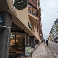 Outside at Pepstop - Riddargatan in Stockholm