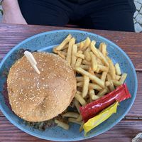 Veganer Burger at Gasthaus Hasen in Waltenhofen
