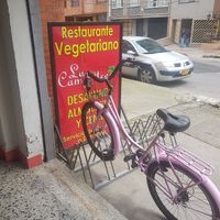 Sign at the door at La Campoteca in Bogota