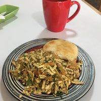 And este desayuno, es fantástico este restaurante at La Campoteca in Bogota