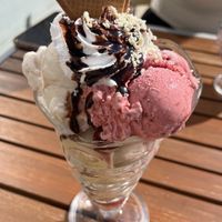   at Werners Eiscafe in Wismar