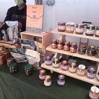 Vegan marmalade made from veggies! at Slow Food Mercado de la Tierra in Bogota