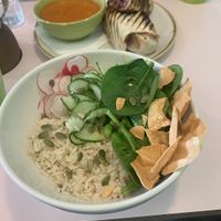 rainbow bowl  at Hula Juice Cafe in Edinburgh