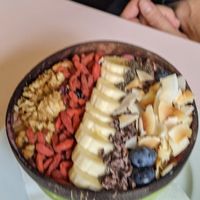 Smoothie bowl at Hula Juice Cafe in Edinburgh