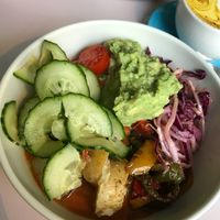 Seasonal Rainbow bowl  at Hula Juice Cafe in Edinburgh
