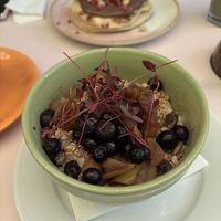 Apple crumble porridge   at Hula Juice Cafe in Edinburgh