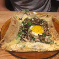 Crep bretón - vegetarian  at Cactus in Palamos