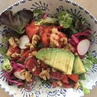 Rice salad with pesto at Cactus in Palamos