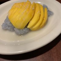 Mango sticky rice at Best Thai Cuisine in Florence