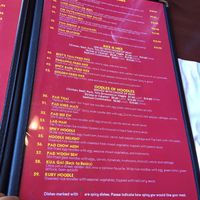 menu  at Best Thai Cuisine in Florence