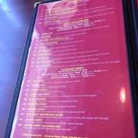 menu at Best Thai Cuisine in Florence