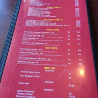 menu at Best Thai Cuisine in Florence