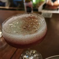 Rasberry drink "especial Teva" at Teva in Rio De Janeiro