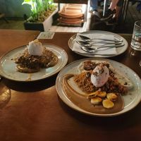 Banofee con dulce de leite made from coconut cream and carot cake at Teva in Rio De Janeiro