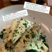 Rostie tempeh and the hearts of palm pastels at Teva in Rio De Janeiro