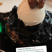 Chocolate pecan pie at Teva in Rio De Janeiro