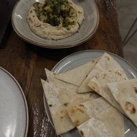 Cauliflower hummus   at Teva in Rio De Janeiro