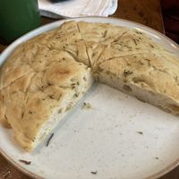 Rosemary focaccia  at Teva in Rio De Janeiro