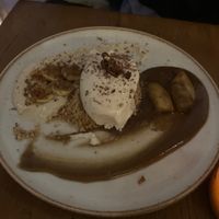 Banoffee flambada at Teva in Rio De Janeiro