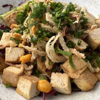 Thai Pineapple Salad with added tofu  at Teva in Rio De Janeiro